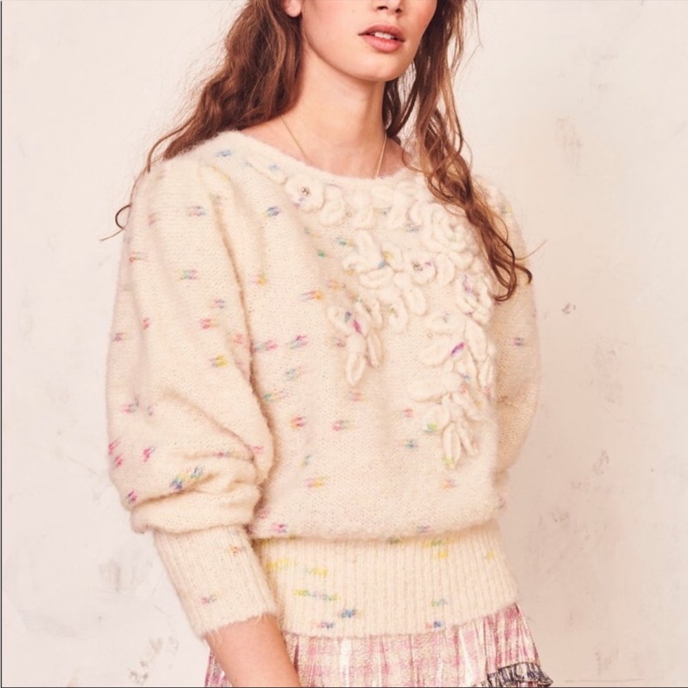 LoveShackFancy Claudette sweater.